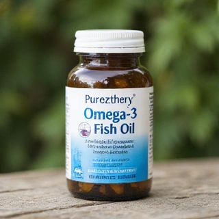 Purezthery Omega-3 Fish Oil Supplement bottle.