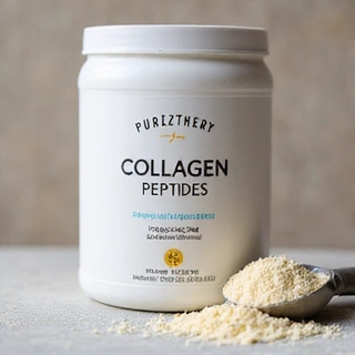 Purezthery Collagen Peptides powder container.
