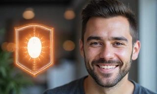 Man with strong immune system